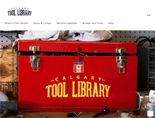 Tablet Screenshot of calgarytoollibrary.org